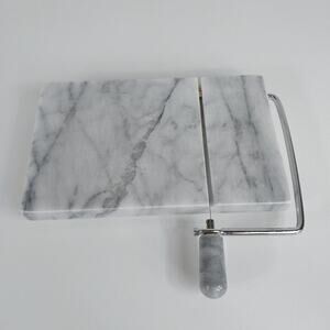Marble Cheese Slicer Cutting Board Steel Wire 8"‎ x 5" With Extra Cutting Wires